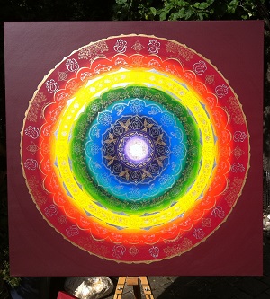 Mandala Kraft der Chakras